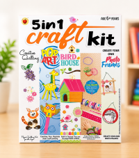 5-in-1 Ultimate Kids Craft Kit – DIY Paper