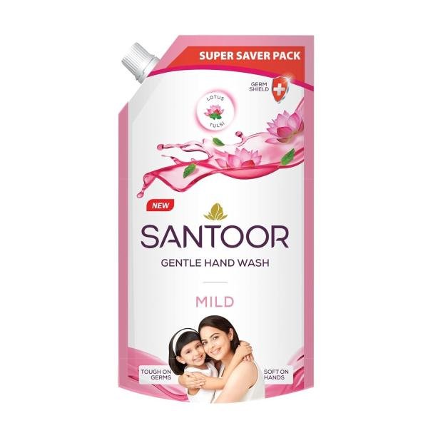 Santoor Mild Gentle Hand Wash 600ml