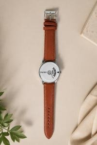 PAIDU Classic Brown Leather Analog Watch