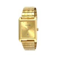 Sonata Gold Dial Rectangular Analog Watch for Men (Model: 7094YM01 / SN7094AC)