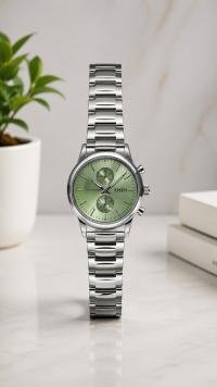 FIXEN Luxury Green Chronograph Watch