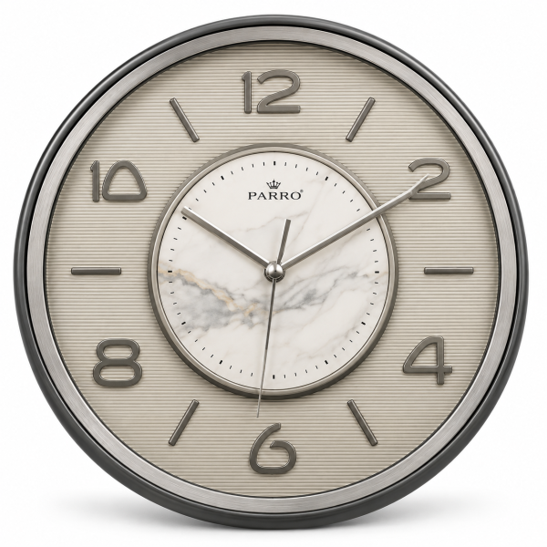 PARRO Premium Designer Round Analog Wall Clock