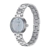Sonata Festive Quartz Silver Dial Analog MOP Dial Watch for Women, Band: Silver