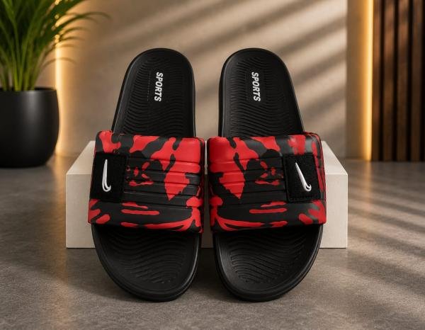 Men's Camouflage Sports Slide Slippers | Lightweight Anti-Slip Casual Slides