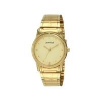 Sonata Quartz Analog Champagne Dial Stainless Steel Strap Watch for Men