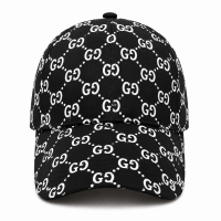Men's Premium Black All-Over Monogram Print Baseball Cap | Adjustable Casual Sports Cap