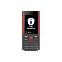 JioBharat Keypad Feature Phone with Safety Shield – Black & Red
