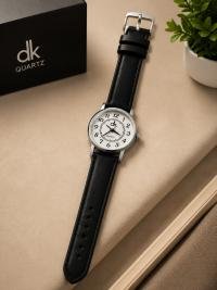DK Quartz Classic White Dial Analog Watch