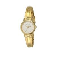 Sonata Quartz Analog White Dial Gold Stainless Steel Strap Watch for Women - NT8096YM04