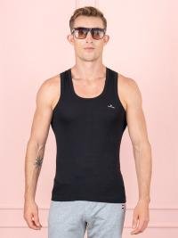 Color RN Soft Pure 100% Combed Cotton Round Neck Sleeveless Vest