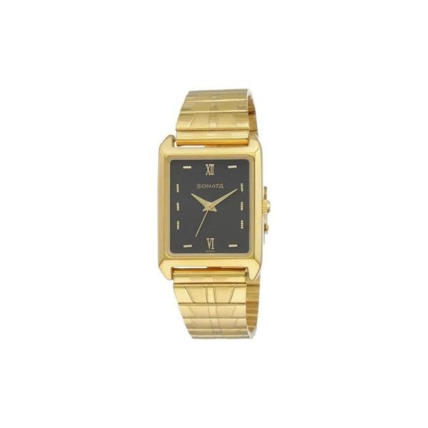 Sonata analog Black Dial Men's Watch NM7007YM14/NN7007YM14