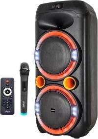 Artis Bluetooth Party Speaker with Wireless Microphone & Remote