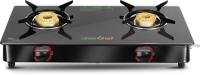 Greenchef Ebony Glass Manual Gas Stove