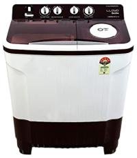 Lloyd 8 kg |1300 RPM|Soak Function|3 Wash Programs|Swift Dry| Magic Filter Semi Automatic Top Load Maroon, White (GLWS805DE)