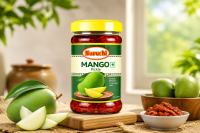 Suruchi Mango Pickle - 500g  | Khatta Aam Ka Achar | Ready to Eat Mango Pickle | Authentic Indian Achar | Pure & Natural Ingredients | Hygienically Packed