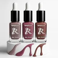 RONZILLE Glossy Finish Nail,High Shine,Long-Lasting,Chip Resistant,