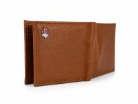Premium Men's Brown Bi-Fold Leather Wallet
