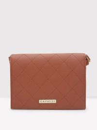 Caprese Jane Medium Tan Sling Bag