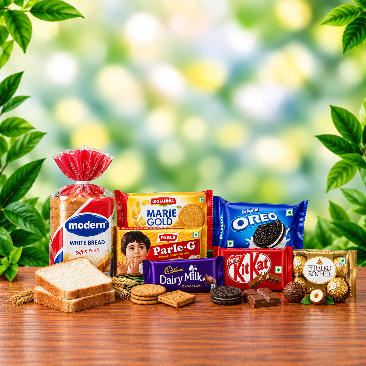 Bread,Biscuits & Chocolates