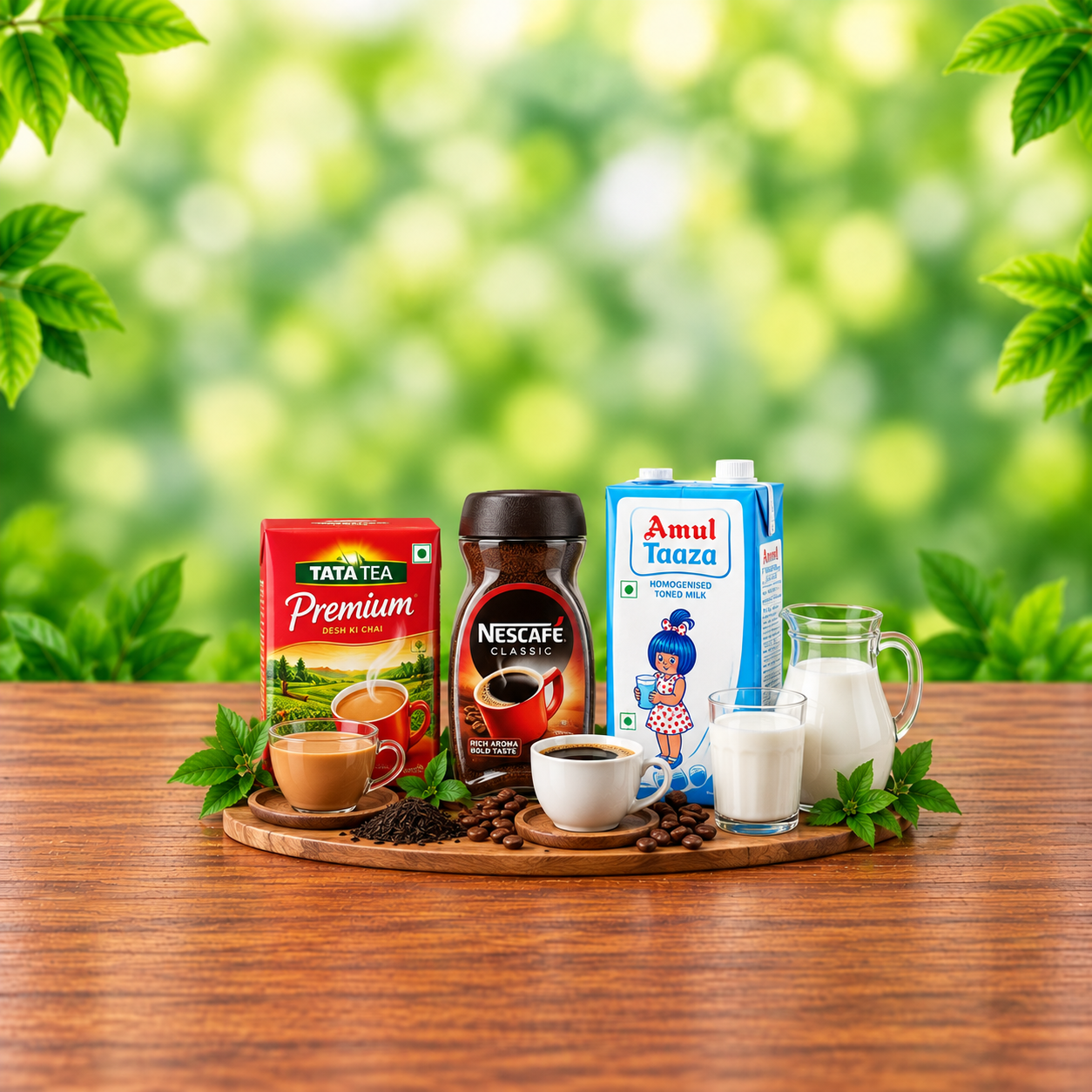 Tea, Coffee & Milk
